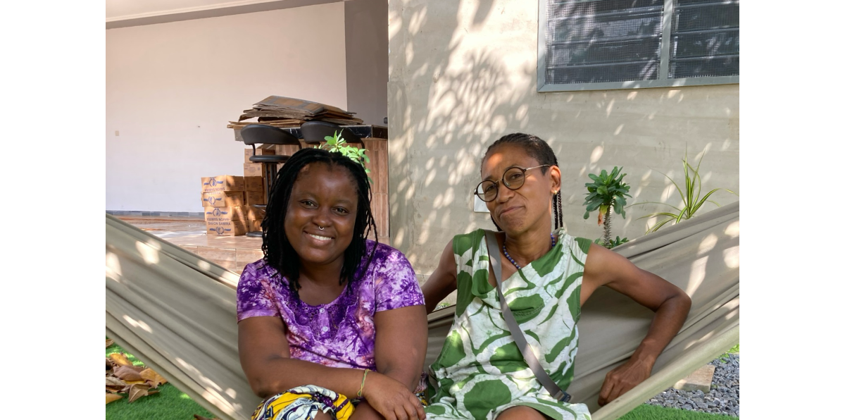 Elsa M'bena Ba (gauche) und Serena Dankwa.